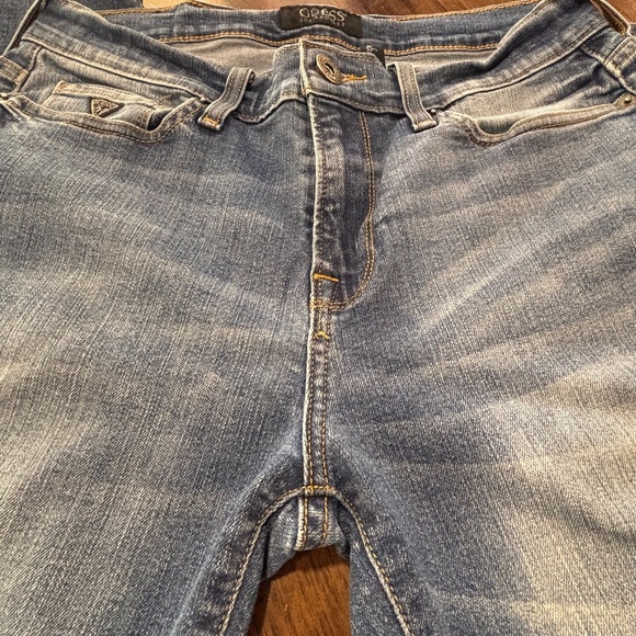 Guess women's Brit Rocker slim taper leg jeans 33 x 32 - Picture 5 of 13